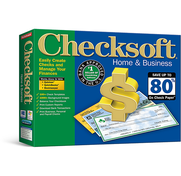 Checksoft Home Business software check paper