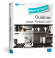 Pack d'objets 3D pour TurboCAD : Cuisine 