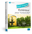 Pack d'objets 3D pour TurboCAD : Extérieur