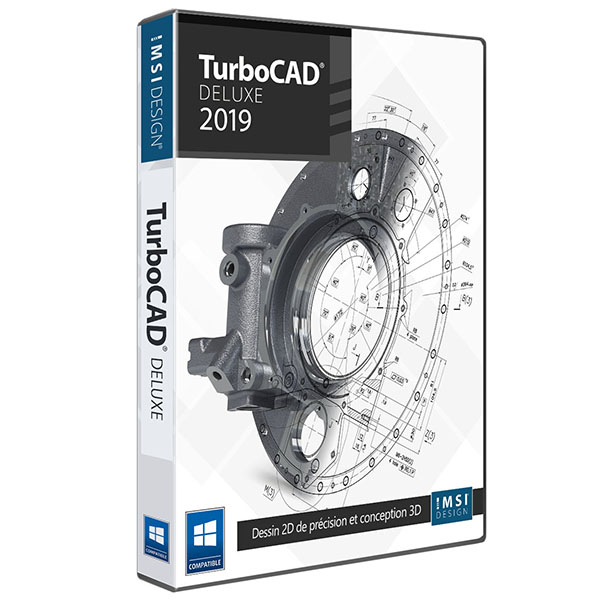 Turbocad 2019 Deluxe Caodao Mécanique Modélisation