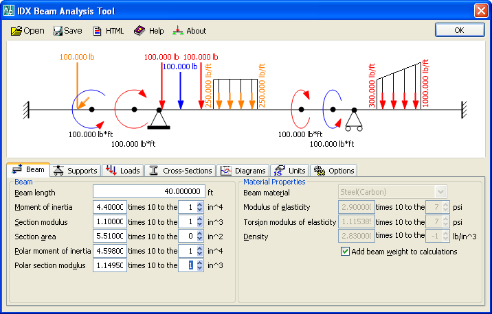 free continuous beam analysis software