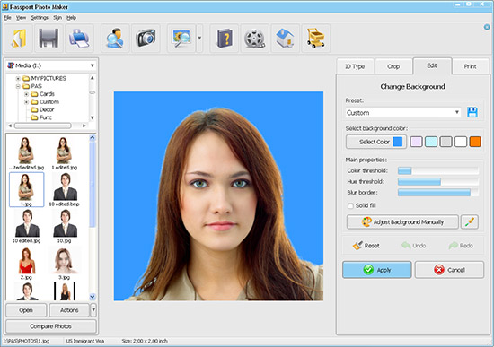 passport photo studio software